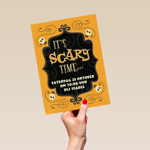 its scary time