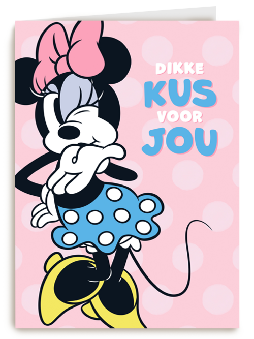 Dikke kus voor jou Minnie Mouse