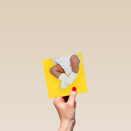 Baby beentjes met sokjes