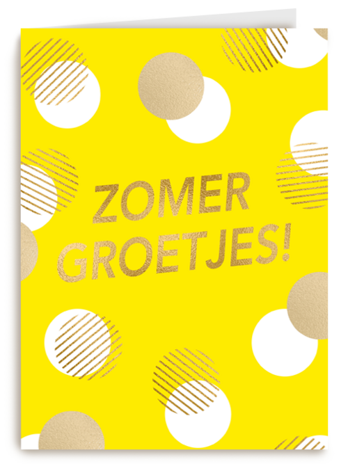 Kaart Hallmark | Groetjes Uit | Zomer Kaart Klassiek Zomer Groetjes