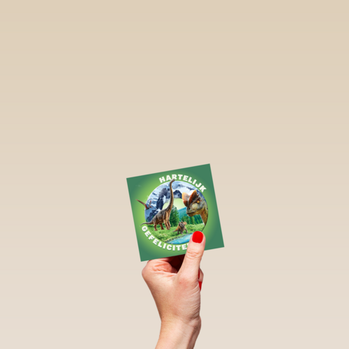 Jurassic World verjaardagskaart
