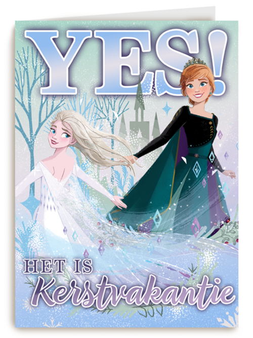 yes het is kerstvakantie met anna en elsa