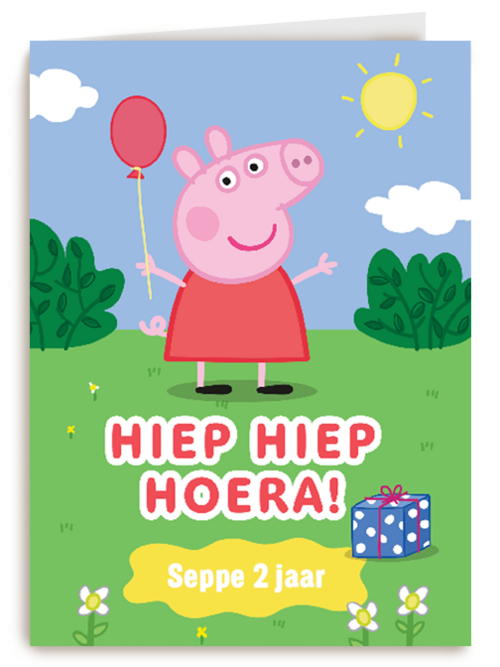 Peppa Pig Hiep Hiep Hoera