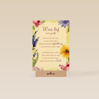 Beterschapskaart Wees lief voor jezelf More than words