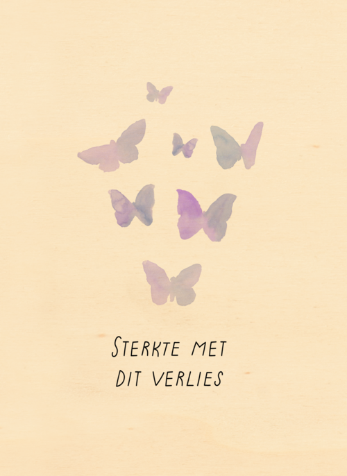 Houten Kaart Condoleance Kaarten | Houten Kaart Hallmark | Condoleance Kaarten | Condoleance Kaart Vlinders