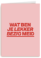 Succes kaart andc lekker bezig meid