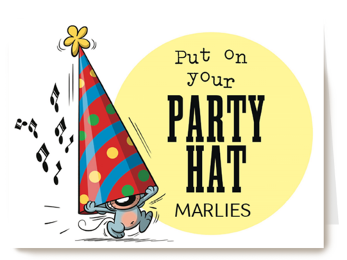 funny mail put on your party hat