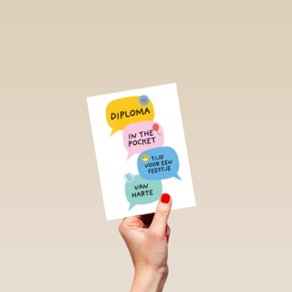 Diploma tijd voor een feestje