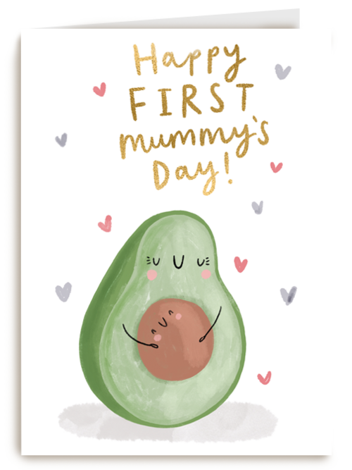 moederdag kaart happy first mummys day