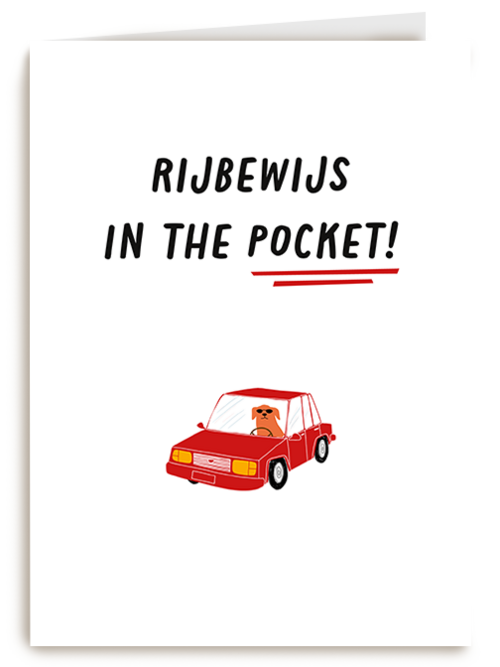 Kaart Hallmark | Rijbewijs | Rijbewijs In The Pocket Kaart