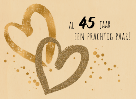 Al 45 jaar een parchtig paar