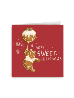 Sweet Christmas Winnie the Pooh