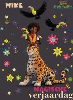 verjaardagskaart disney encanto antonio met tijger
