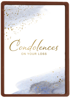 condolences with your loss