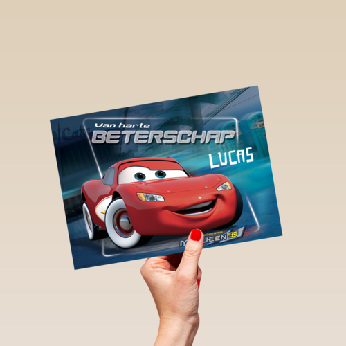 beterschapskaart met cars
