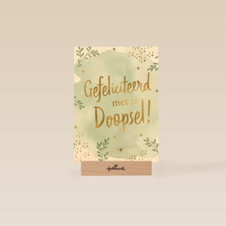 Gefeliciteerd met je doopsel groen