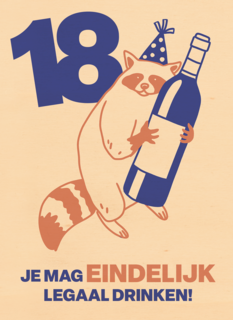 18 je mag eindelijk legaal drinken