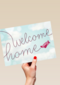 roze vliegtuigje welcome home