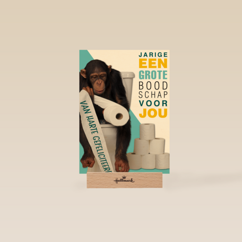 aap met grote boodschap voor jou