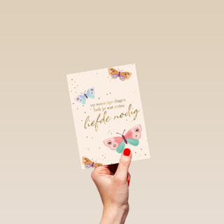 moederdag kaart extra liefde