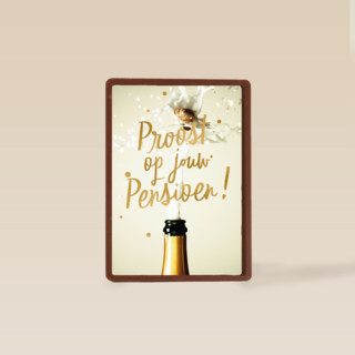 proost met bubbels op jouw pensioen