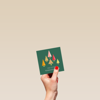 Kerstkaart een magische Kerst