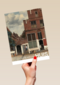 studio art kaart van schilderij johannes vermeer een nieuw huis