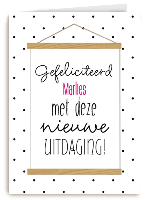 gefeliciteerd banner