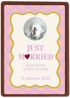 Just Married jullie zeggen ja tegen de liefde