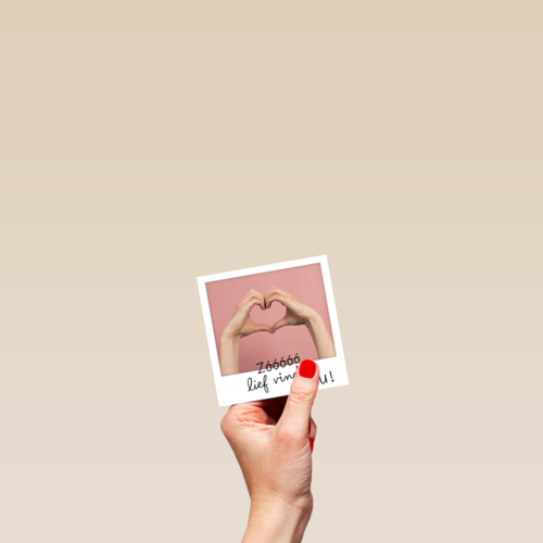 polaroid zooo lief vind ik jou