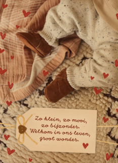 Geboortefelicitatie welkom in ons leven