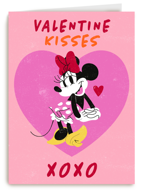 Kaart Hallmark | Valentijn | Valentine Kisses Minnie