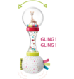 Sophie de giraf maracas rammelaar in wit geschenkdoosje