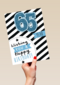 verjaardag leeftijden 65 jaar gestreept