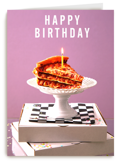 Happy Birthday pizzataart