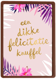 Trouwdagkaart Een dikke felicitatie knuffel