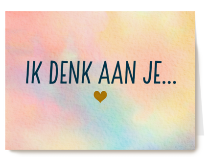 een hartje voor een vriend