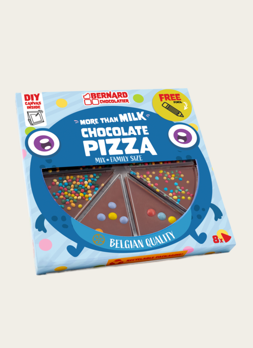 Chocolade Pizza Mix | Bernard Chocolatier Cadeau Chocolade |