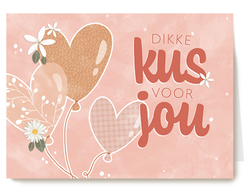 Kaart | Zomaar | Making Memories Dikke Kus Voor Jou