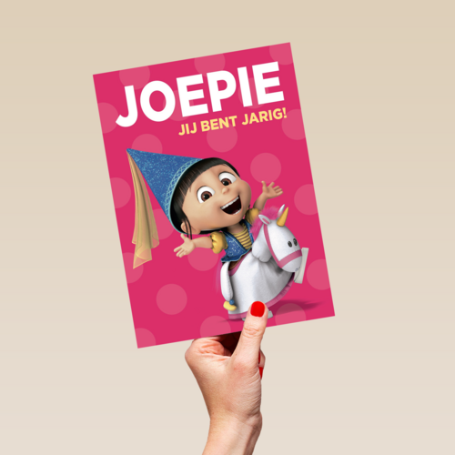minions joepie jij bent jarig agnes