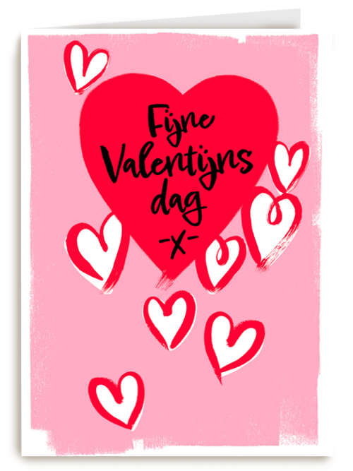 Fijne valentijnsdag harten