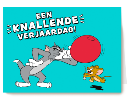 Een knallende verjaardag Tom en Jerry
