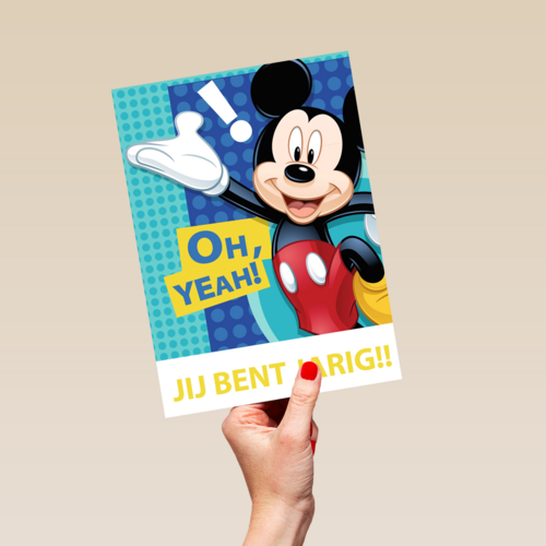 oh yeah jij bent jarig met mickey