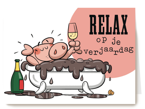 funny mail relax op je verjaardag