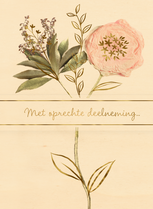 Houten Kaart Condoleance Kaarten Herinnering | Houten Kaart Hallmark | Condoleance Kaarten Herinnering | Condoleance Oprechte Deelneming