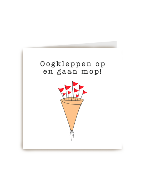 Kaart Hallmark | Vriendschap Liefde Valentijn | Oogkleppen Op En Gaan Mop