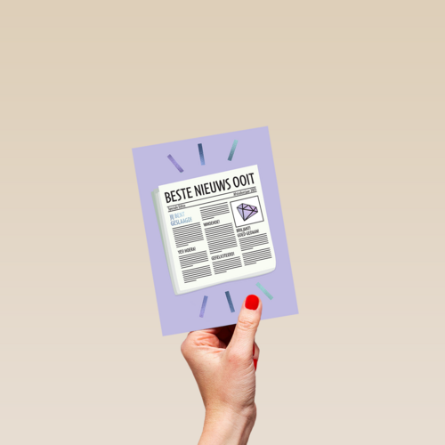 Geslaagd beste nieuws ooit
