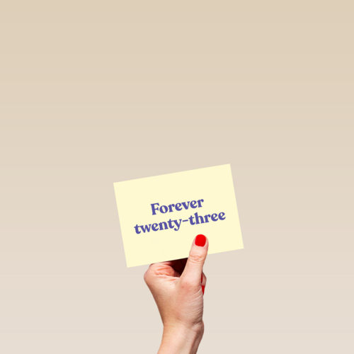 Verjaardagskaart man vrouw Forever twenty three