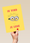 Minions kaart ik vind je leuk