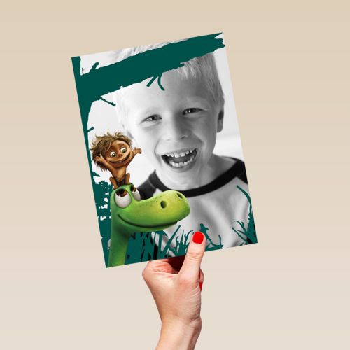 hoera voor een stoere jongen spot en arlo fotokaart